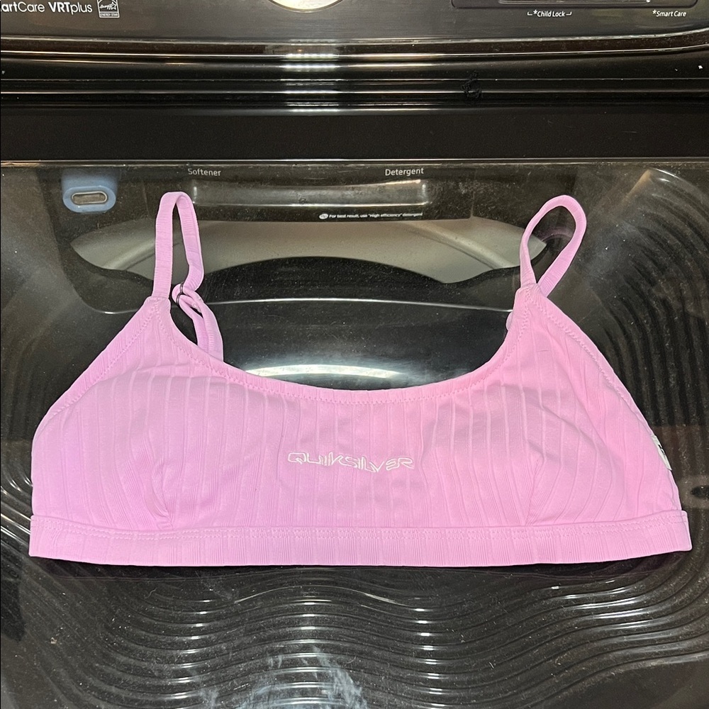 Quiksilver Women's Lavender Bikini Top Sz M